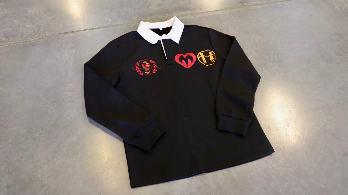 Mullay Striped Rugby (Black)