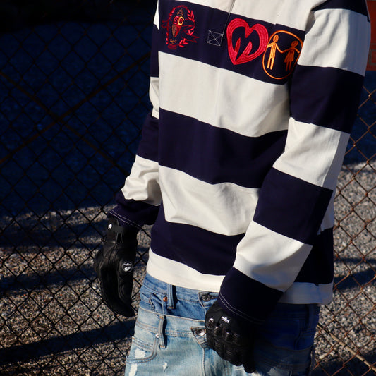 Mullay Striped Rugby (Blue)