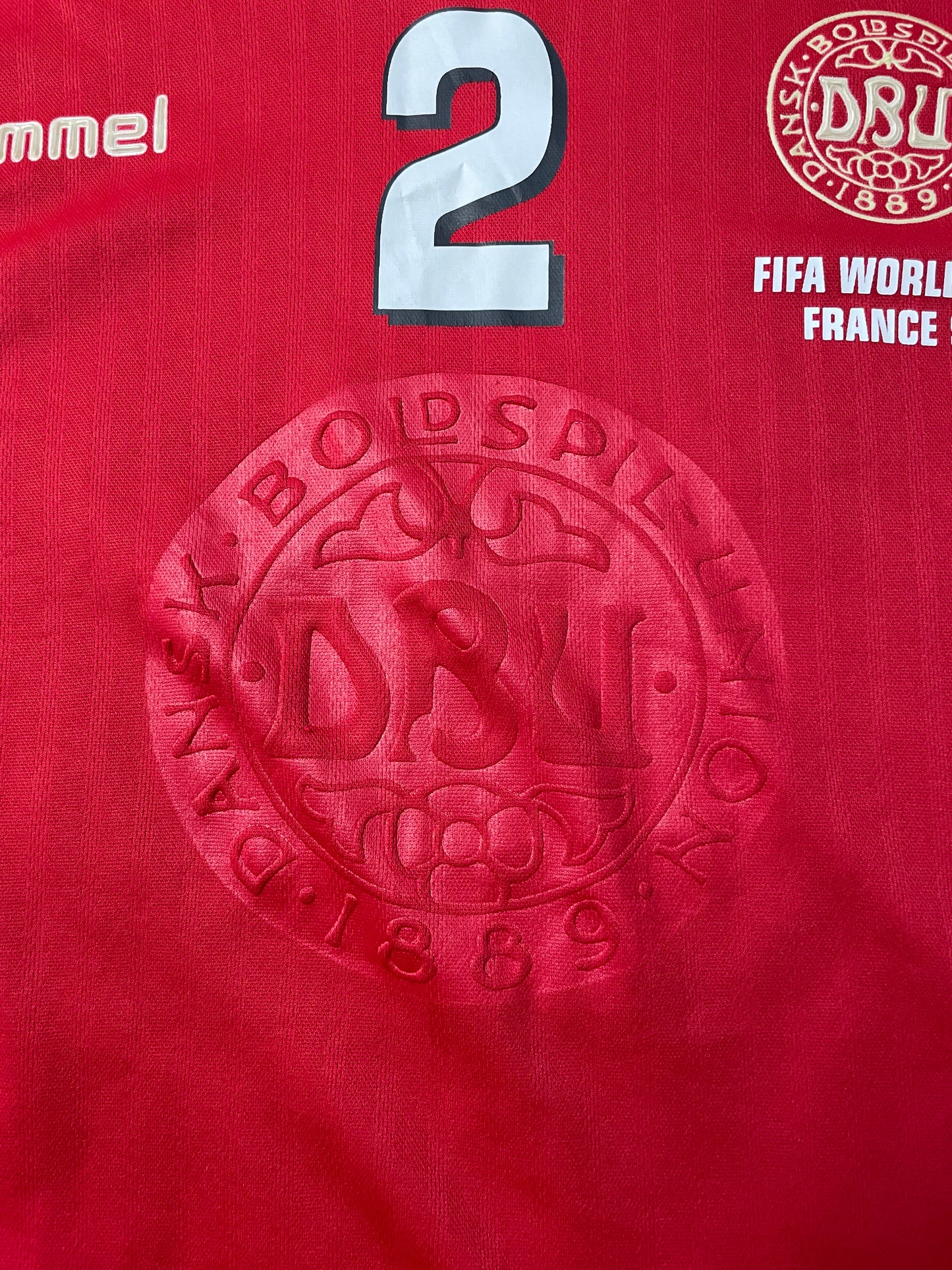 1998 Denmark Match Issue World Cup Home Shirt